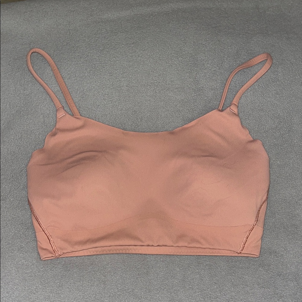 Seamless Scoop Bralette in Dusty Rose - Women